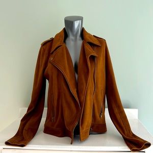 Faux suede jacket